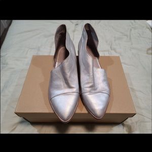 Free people silver shoes